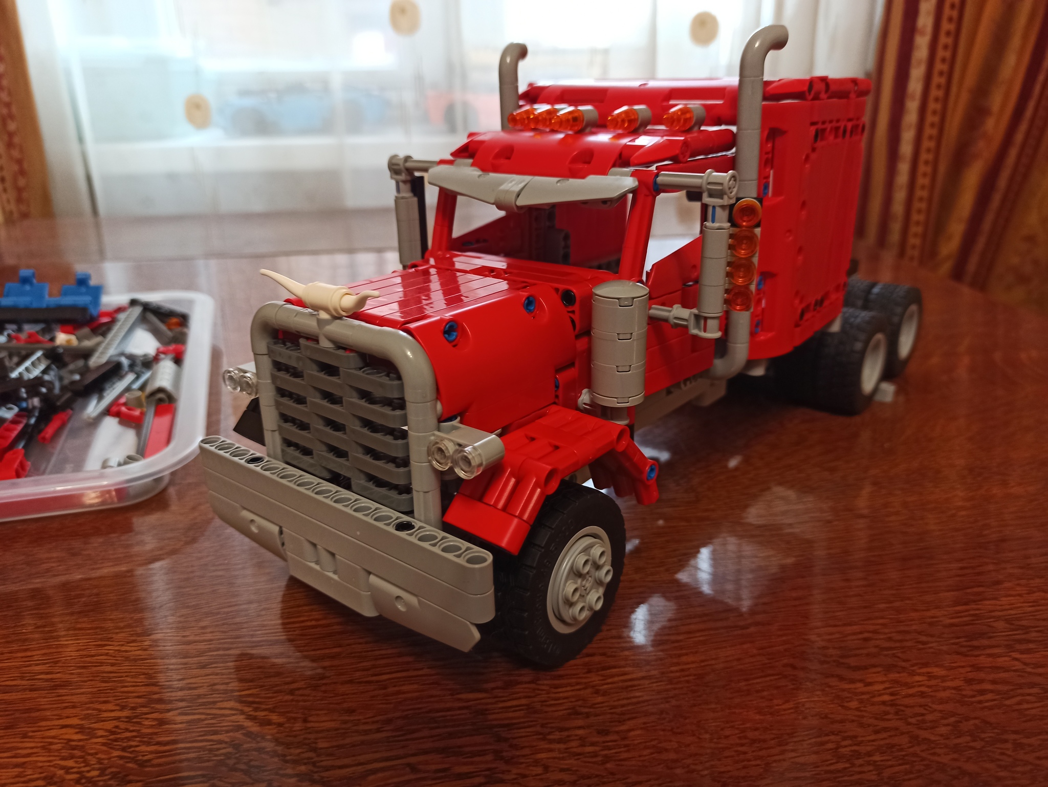 Classic US truck. The process of building my first Lego model - My, Lego, Lego technic, Hobby, Longpost