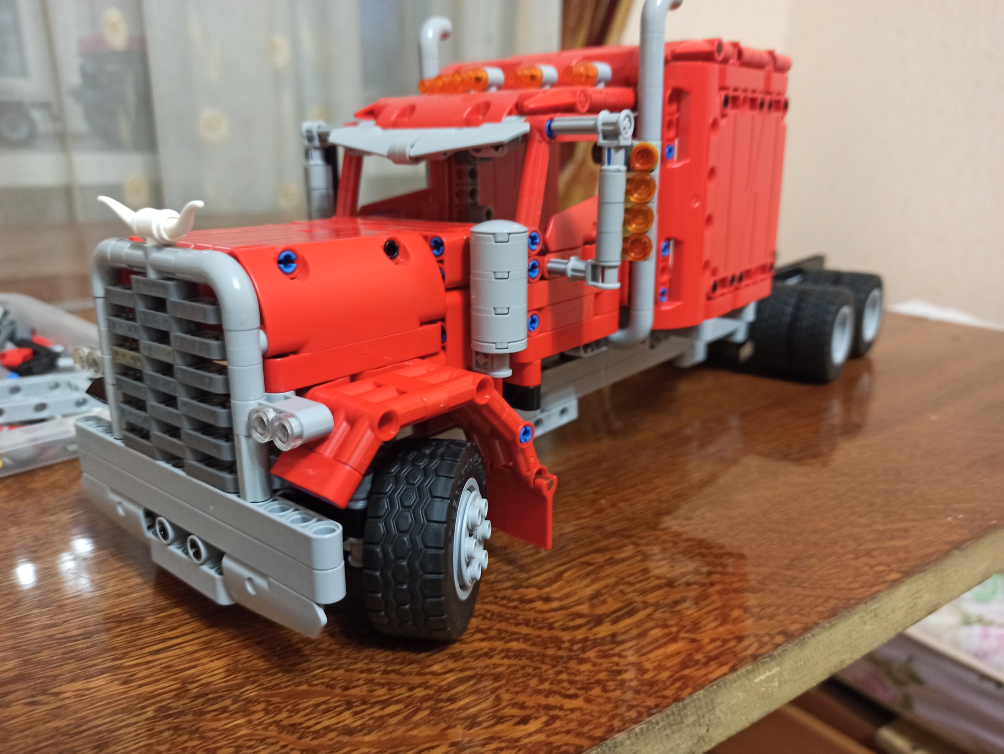 Classic US truck. The process of building my first Lego model - My, Lego, Lego technic, Hobby, Longpost