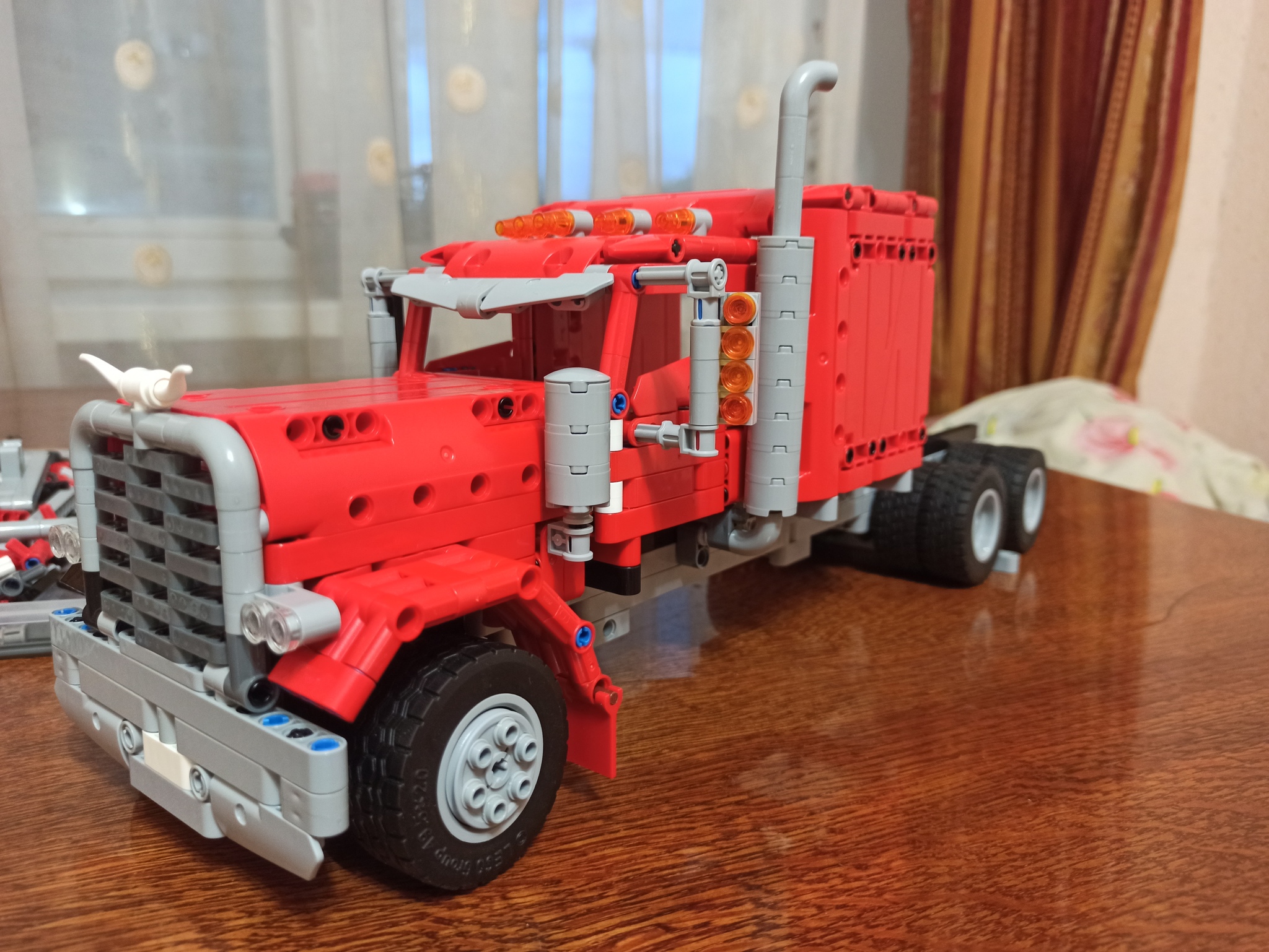 Classic US truck. The process of building my first Lego model - My, Lego, Lego technic, Hobby, Longpost