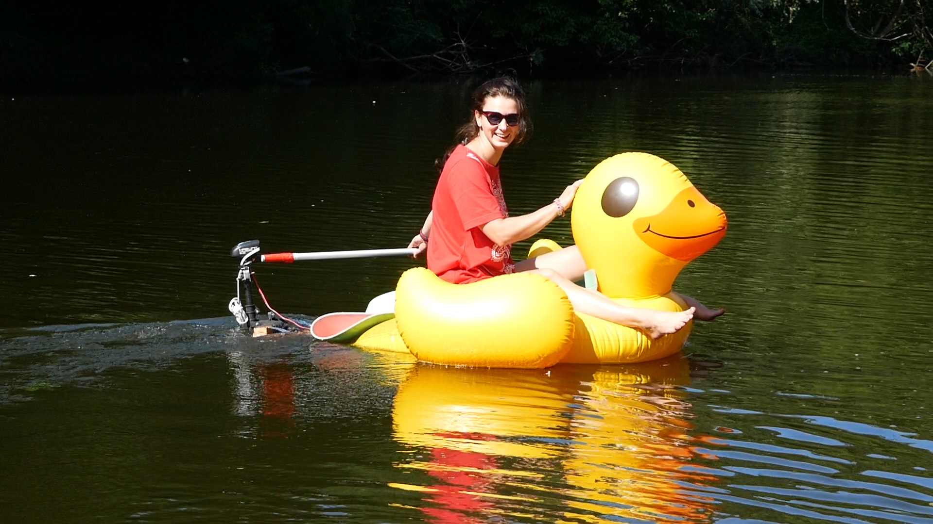 Rafting on a raft. 3rd day - My, Alloy, Relaxation, Leisure, With your own hands, Video, Longpost, River, Raft