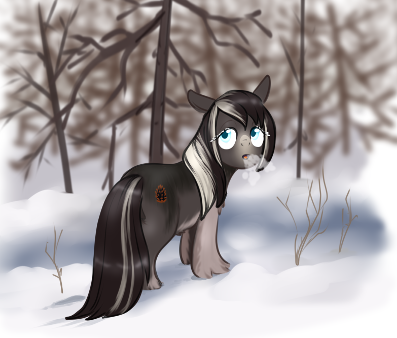 Snow pony life - My little pony, Original character, Longpost, Snow pony