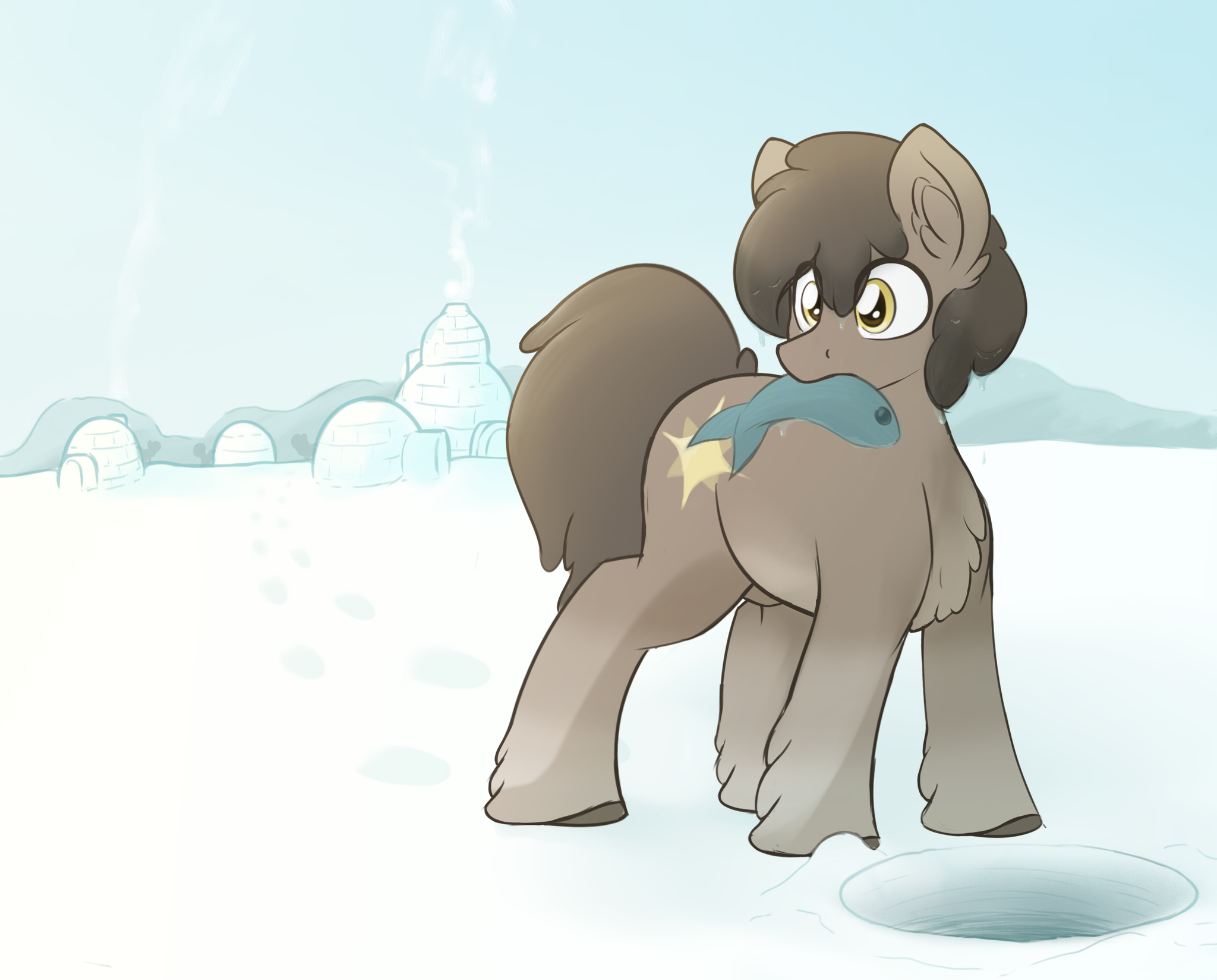 Snow pony life - My little pony, Original character, Longpost, Snow pony