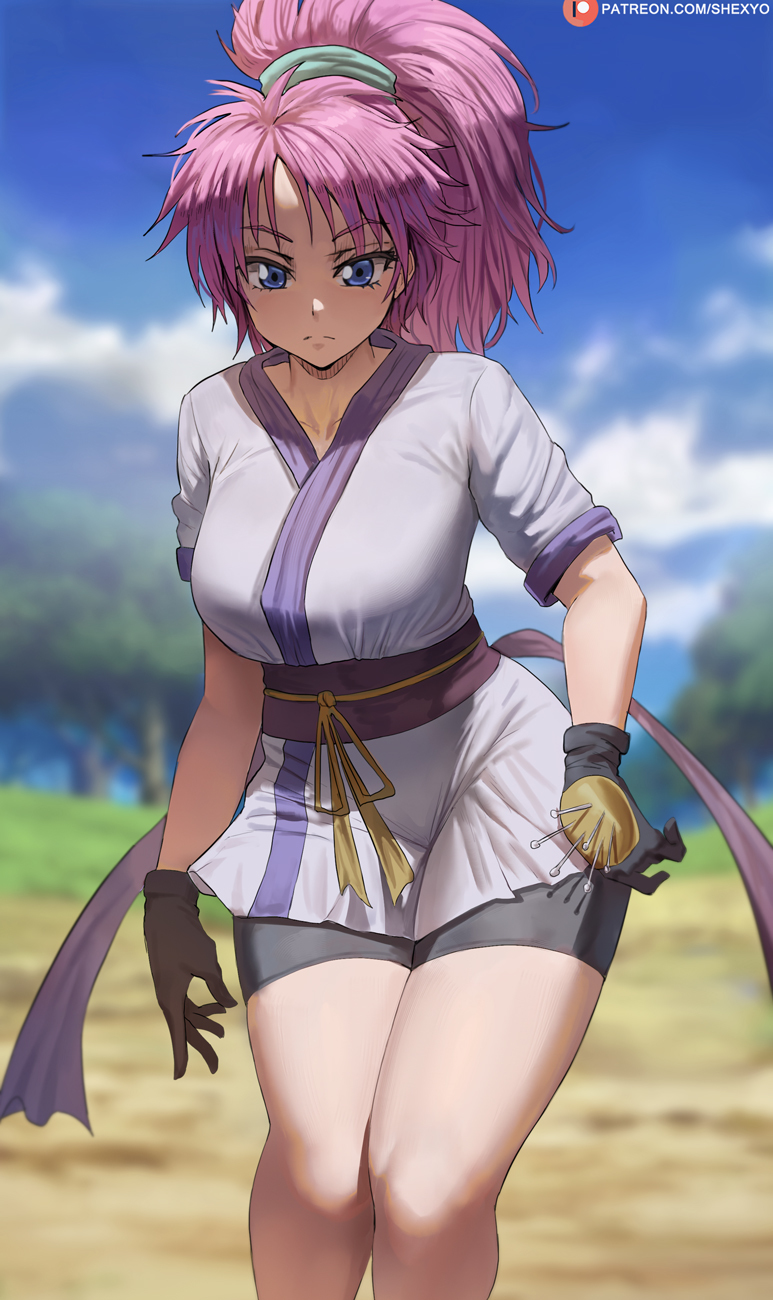 Machi - NSFW, Shexyoart, Anime, Anime art, Hunter x hunter, Machi, Hand-drawn erotica, Longpost