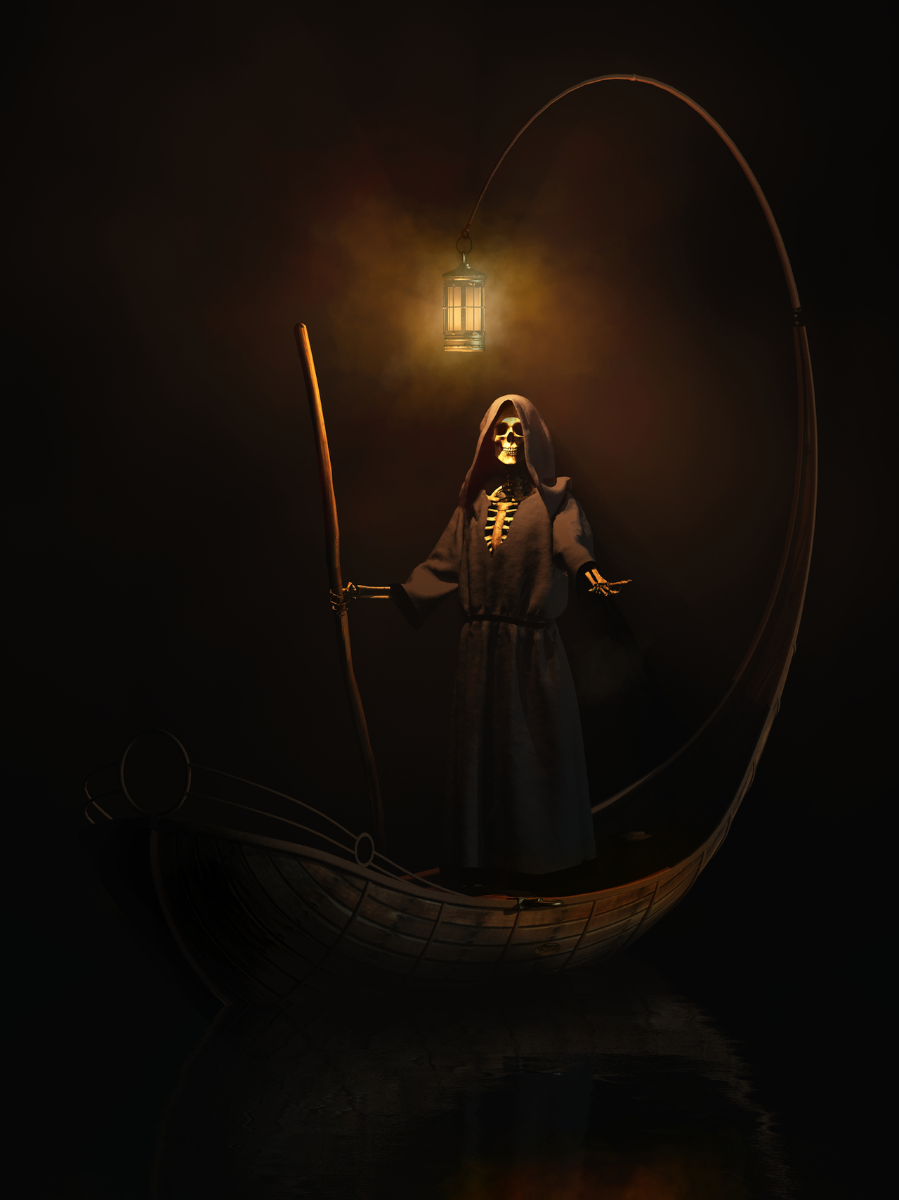 Ferryman - Art, 3D, Charon, 