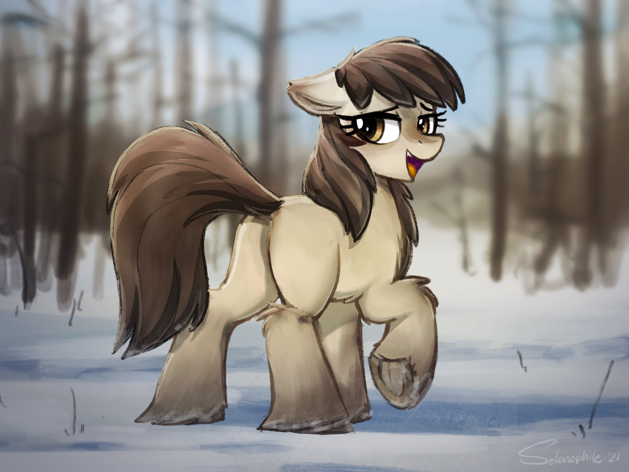 Various snowponies - My little pony, Original character, Longpost, Snow pony