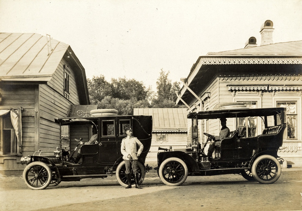 Cars in the Russian Empire - Story, История России, Russia, Car, Auto, Российская империя, The photo, Images, , Black and white, Technics, Longpost