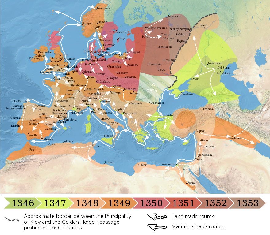 Black Death 1346-1353 - My, Plague, Middle Ages, Longpost