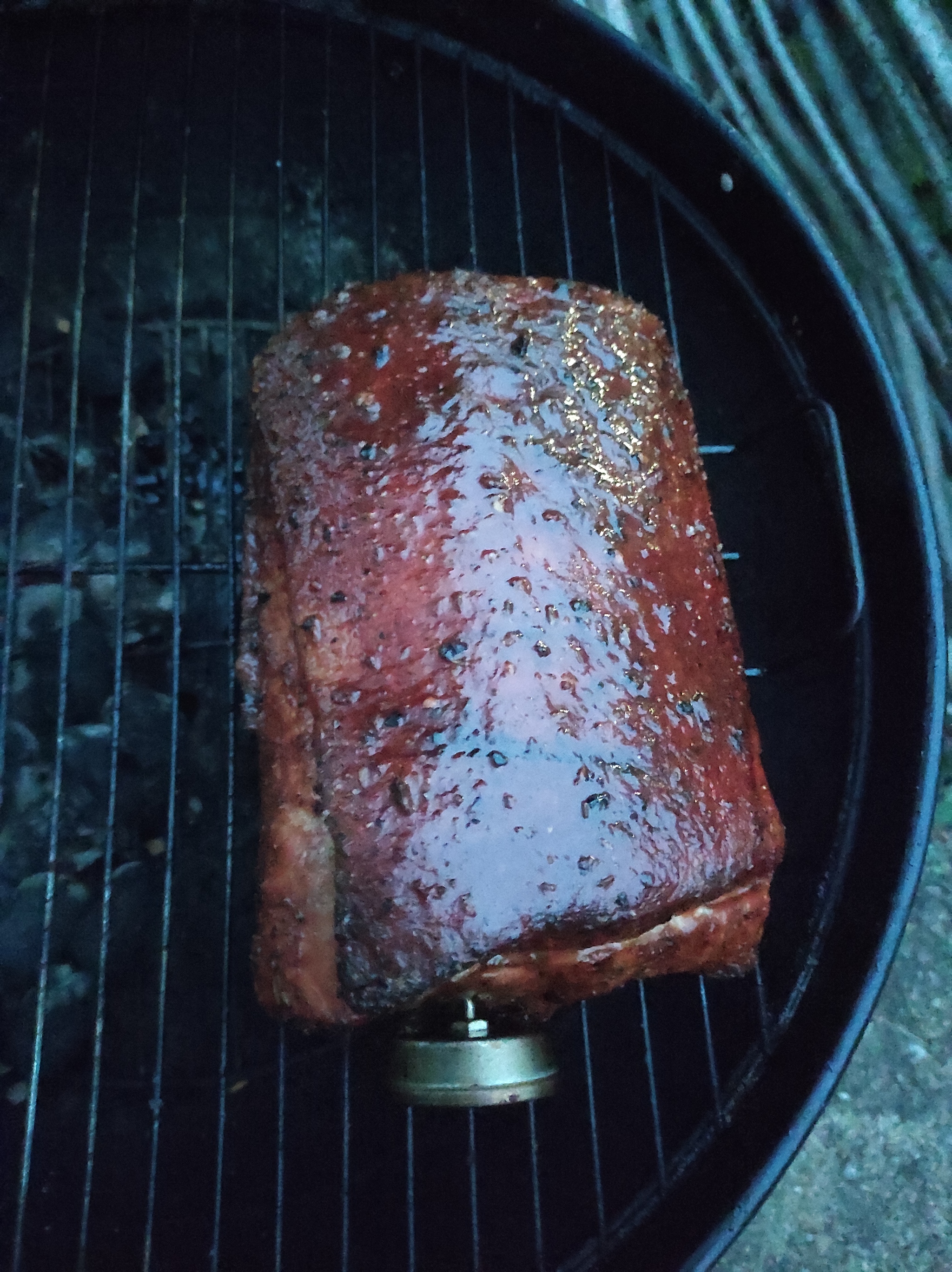 BBQ pork loin - My, Pork, Grill, B-B-Q, Meat, Loin, Video, Longpost, Recipe