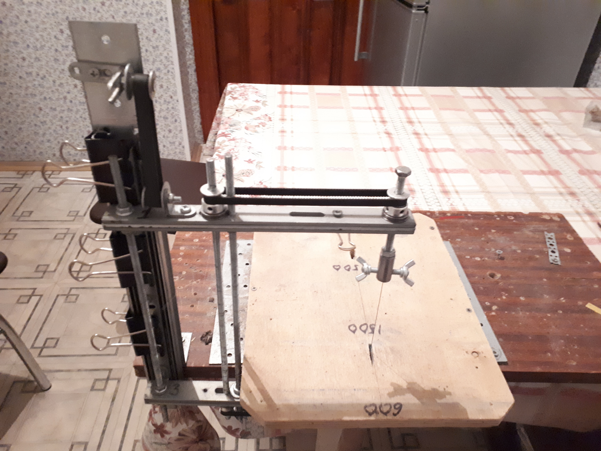 My manual jigsaw - My, Jigsaw, Machine, Longpost