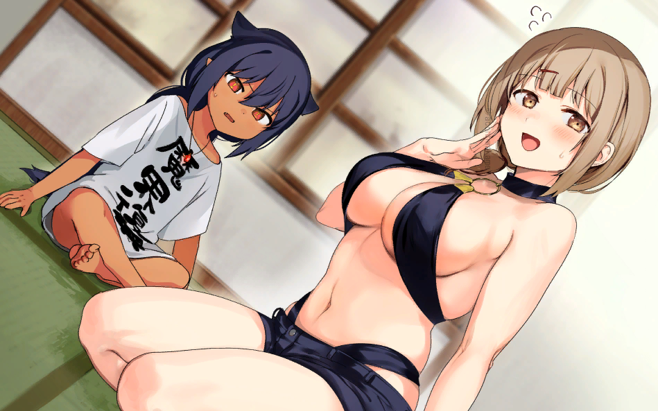 Jahi and the steward - NSFW, Jahy-Sama wa Kujikenai! konbu, Jahy, Anime art, Anime, Konbu Wakame