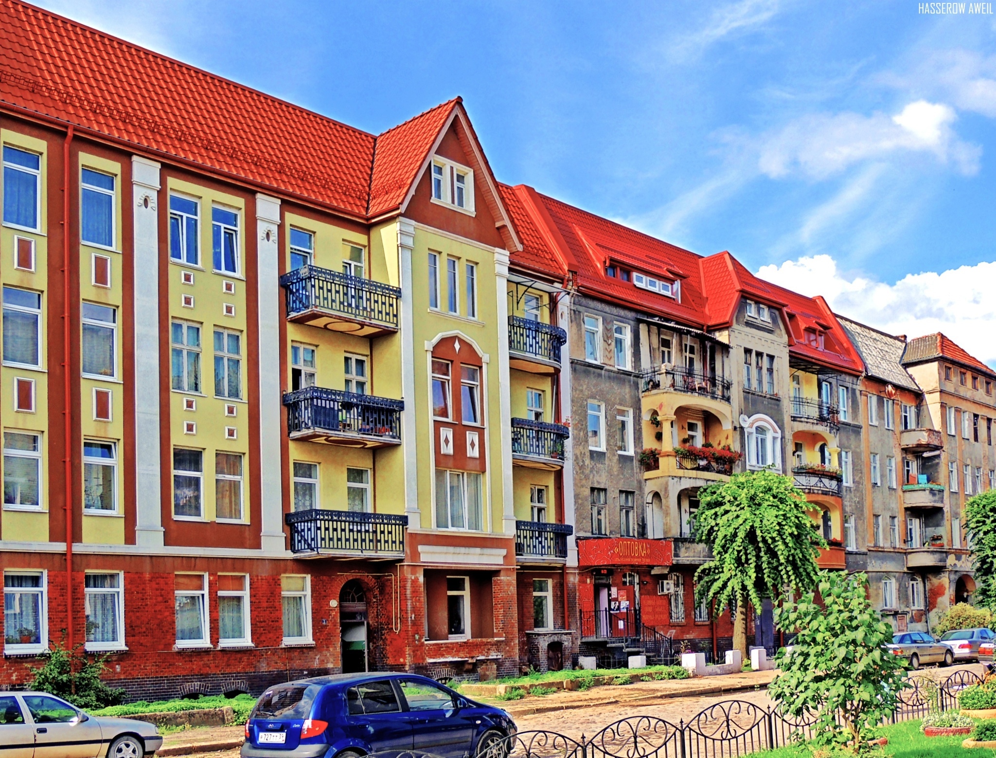 Houses in Chernyakhovsk | - My, The photo, Architecture, Chernyakhovsk, Kaliningrad, Kaliningrad region, Longpost