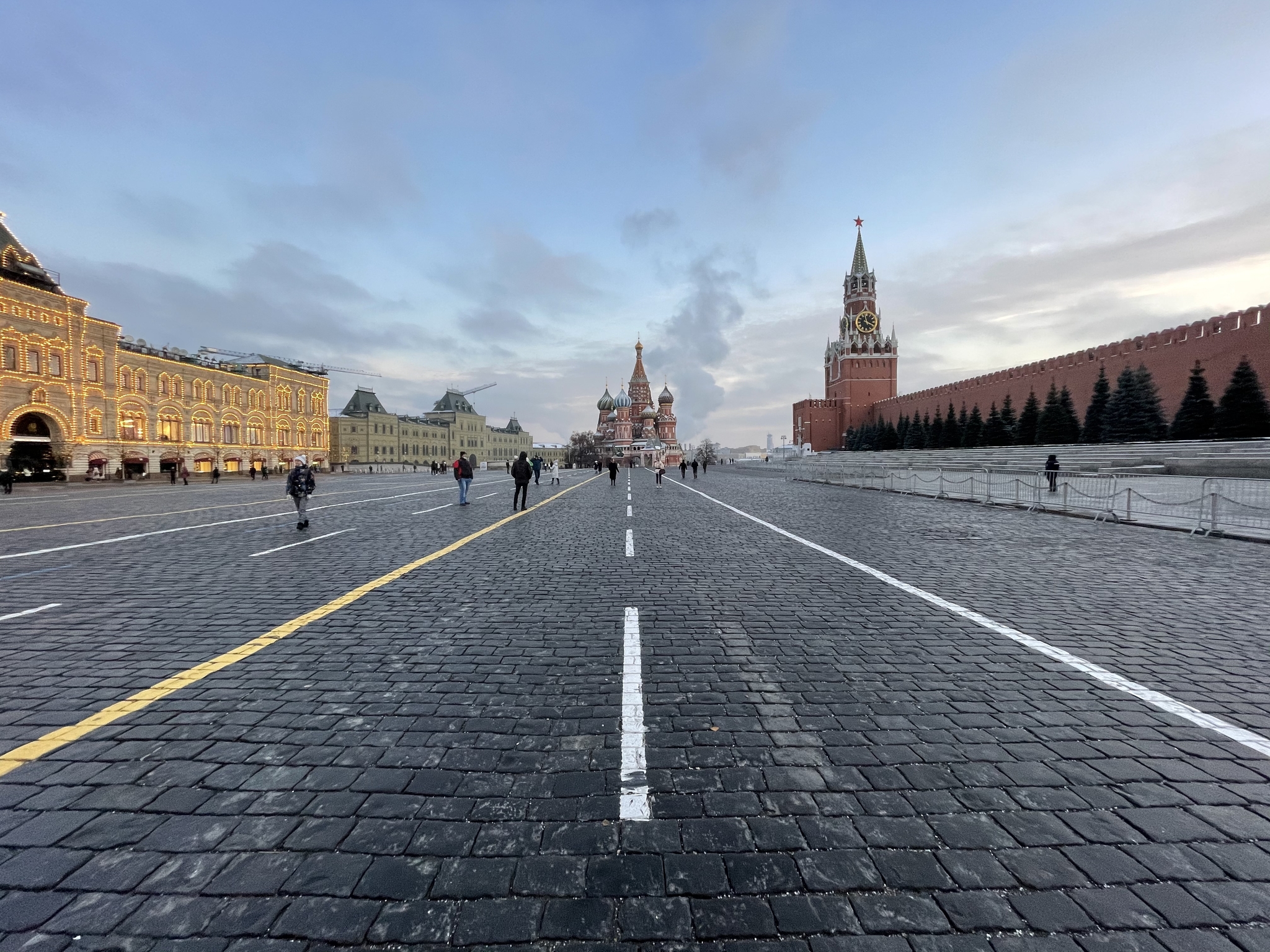 Red Square before sunset - My, Moscow, the Red Square, The photo, iPhone, Travels