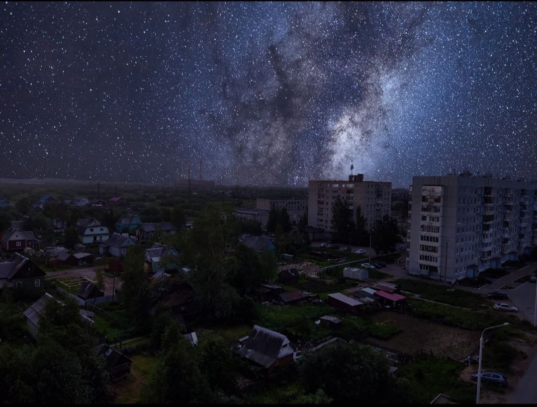 Вид с балкона, Архангельск, соломбала | Пикабу