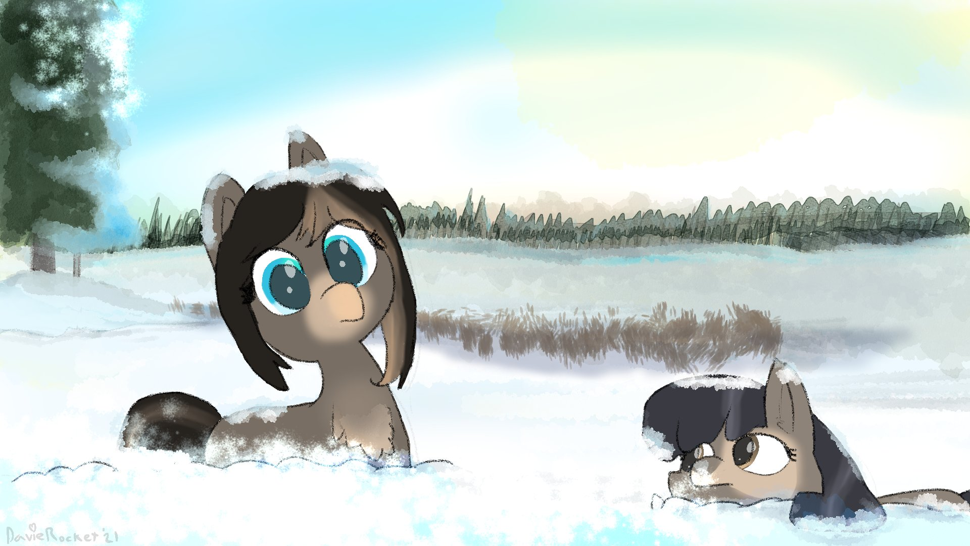 Snow ponies - My little pony, Original character, Snow pony, Semi-Grimdark, Longpost