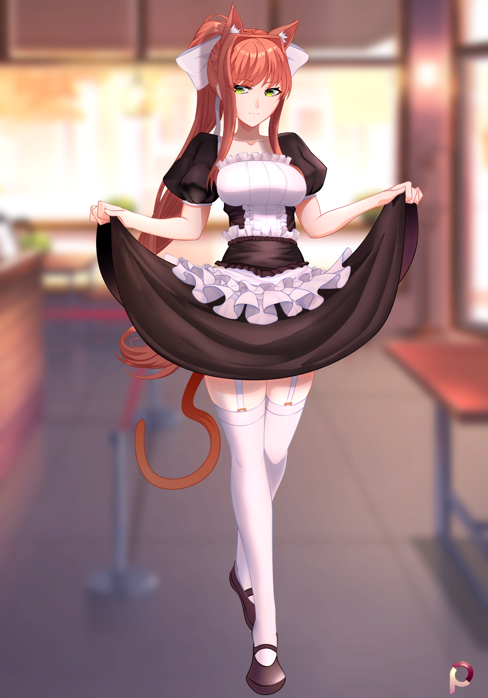 Neko cafe. 'Proxyl Monika.