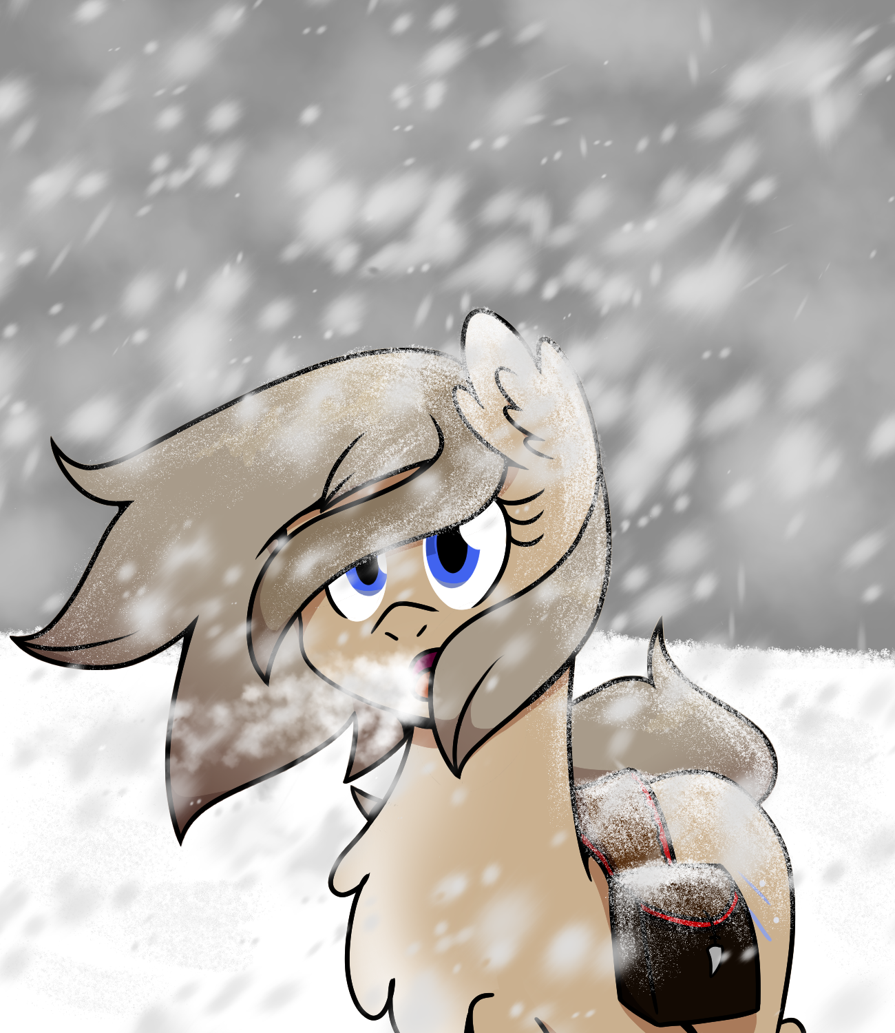 From the life of snow ponies - My little pony, Original character, Snow pony, Longpost