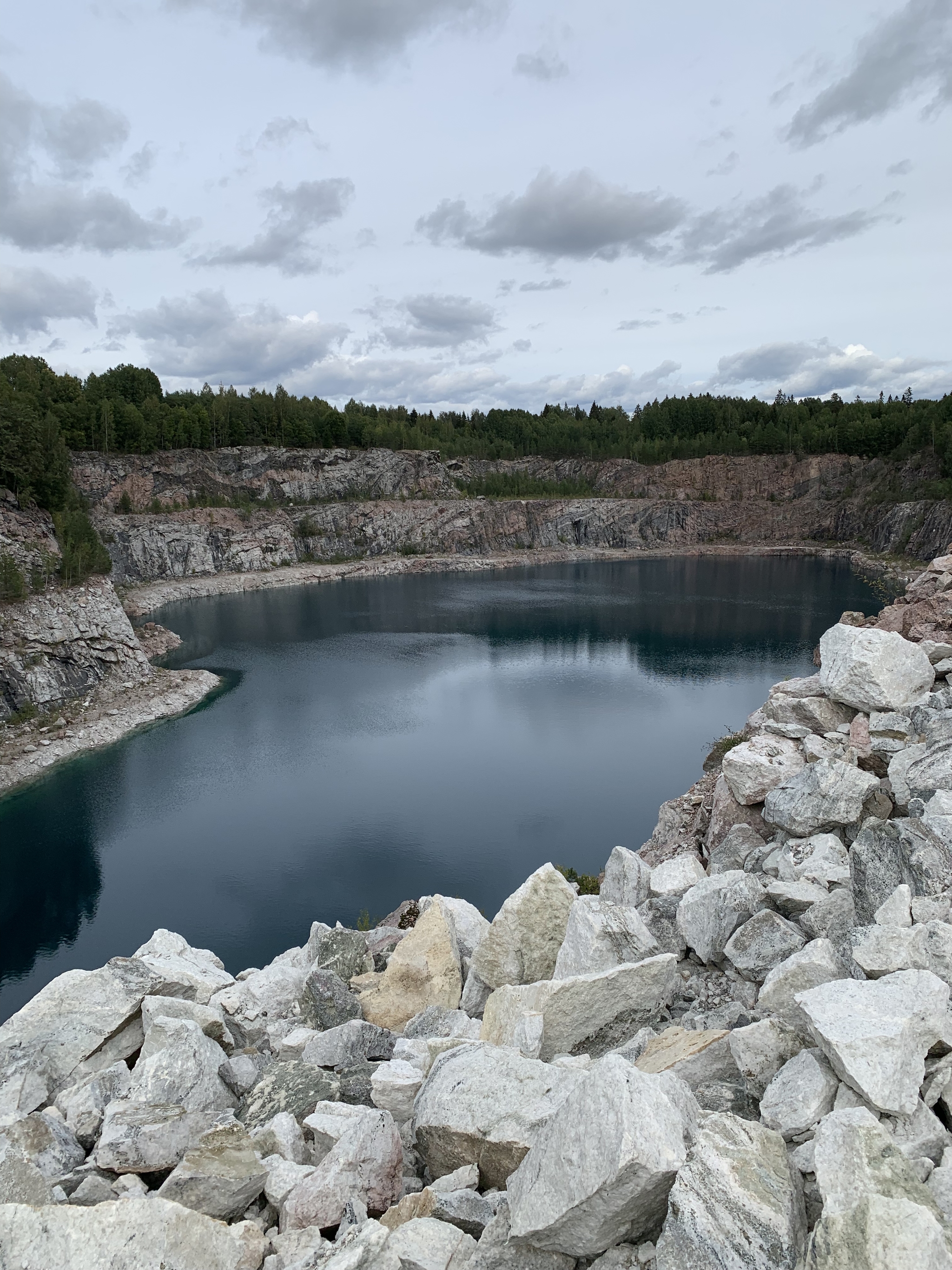 Finland, Granite quarry - My, Granite, Career, Marble, Longpost