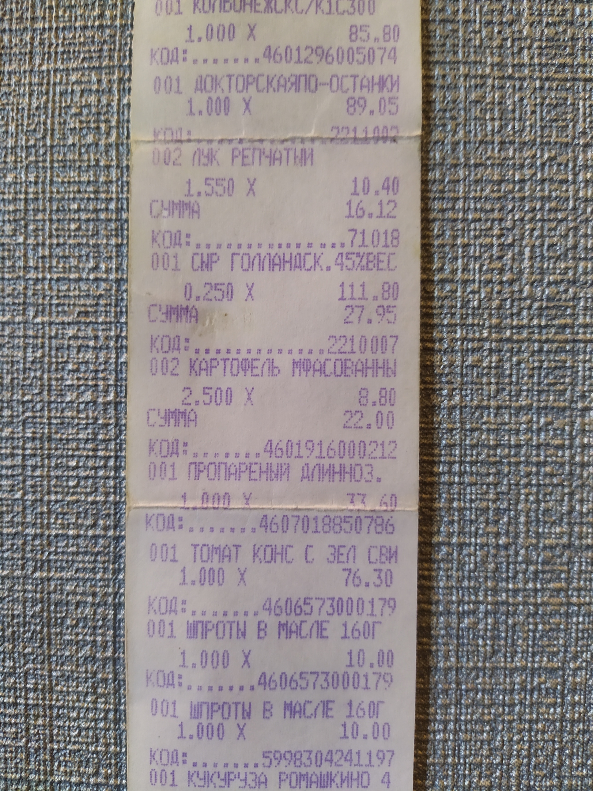 Birthday in 2005 - My, Receipt, Prices, Longpost, Check