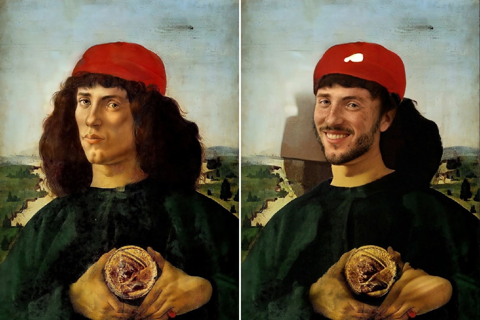 What famous portraits would look like if they were painted in our time - My, Portrait, Painting, Humor, Longpost