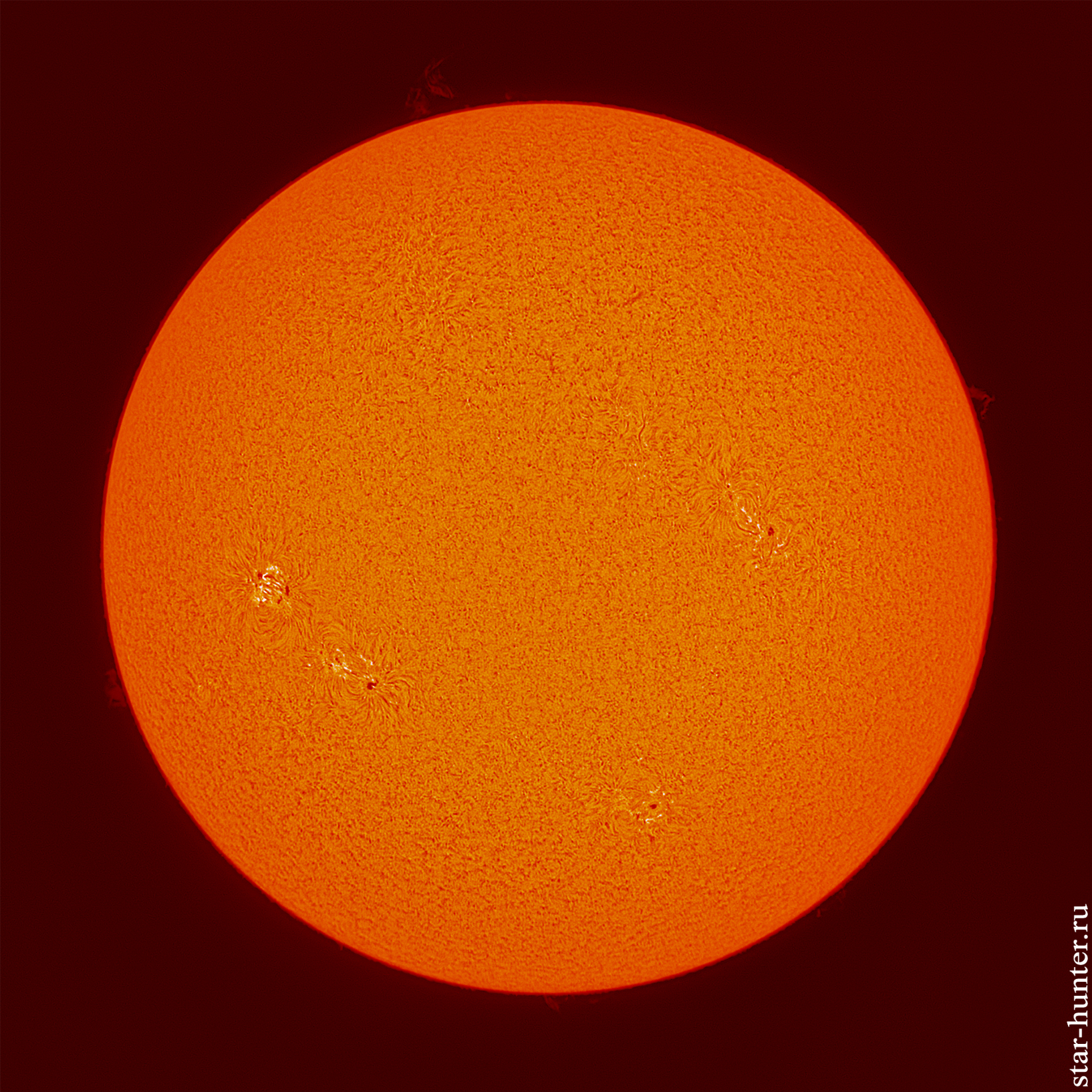 Sun, September 7, 2021 - My, The sun, Astrophoto, Astronomy, Space, Starhunter, Anapa, Anapadvor, Longpost