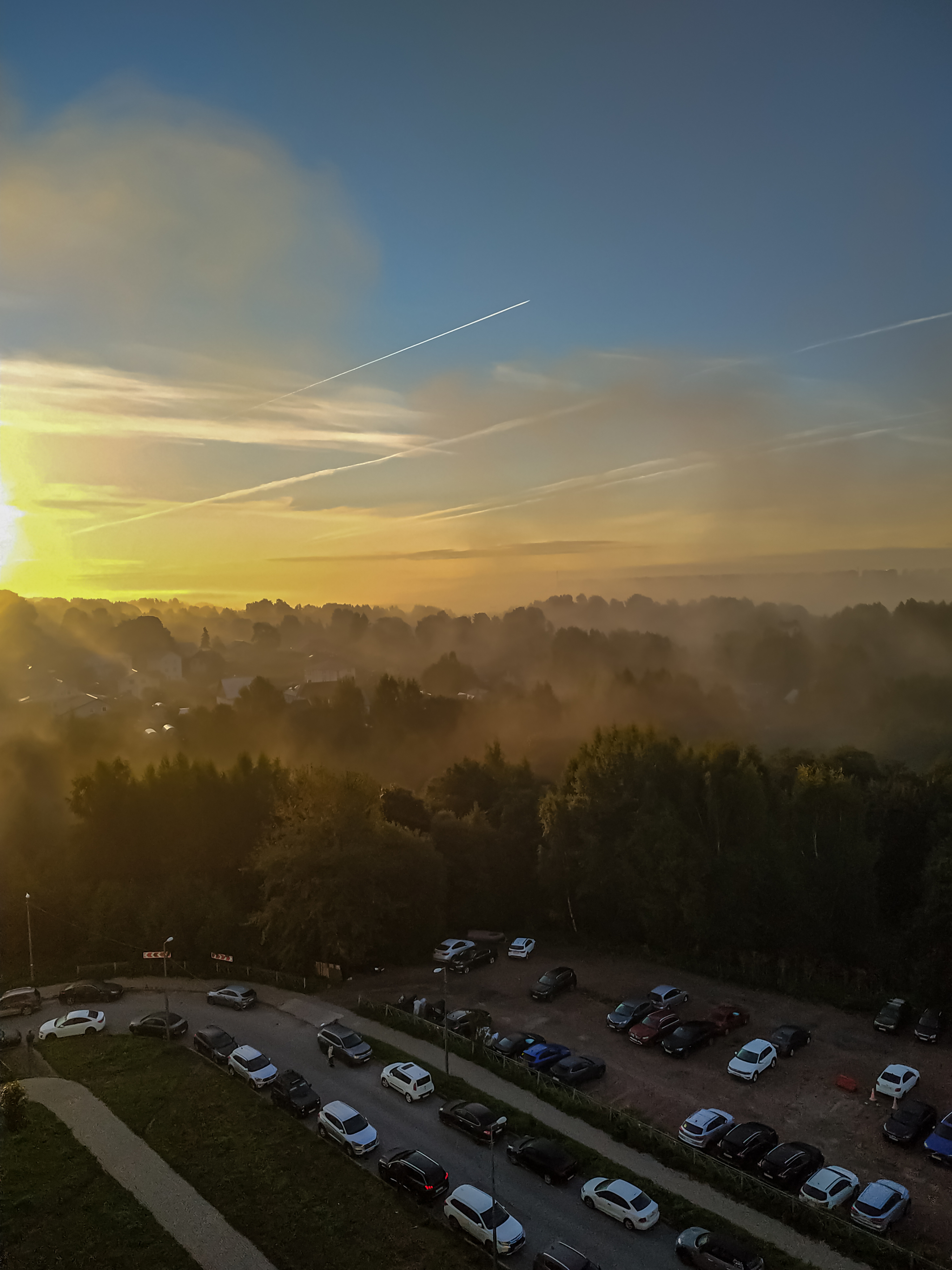 Во власти тумана - Моё, Туман, Санкт-Петербург, Мобильная фотография, Фотография, Утро, Рассвет, Длиннопост