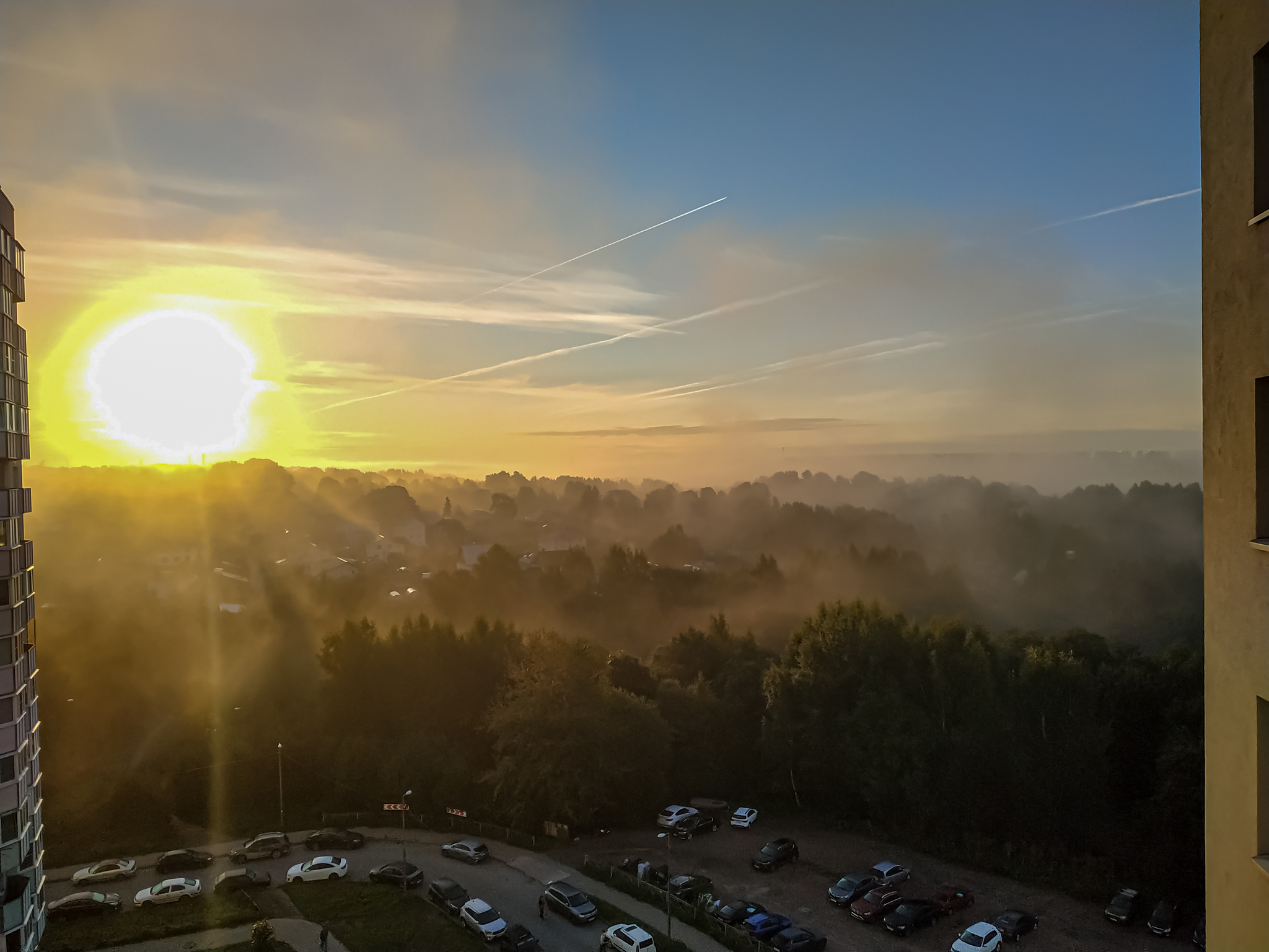 Во власти тумана - Моё, Туман, Санкт-Петербург, Мобильная фотография, Фотография, Утро, Рассвет, Длиннопост