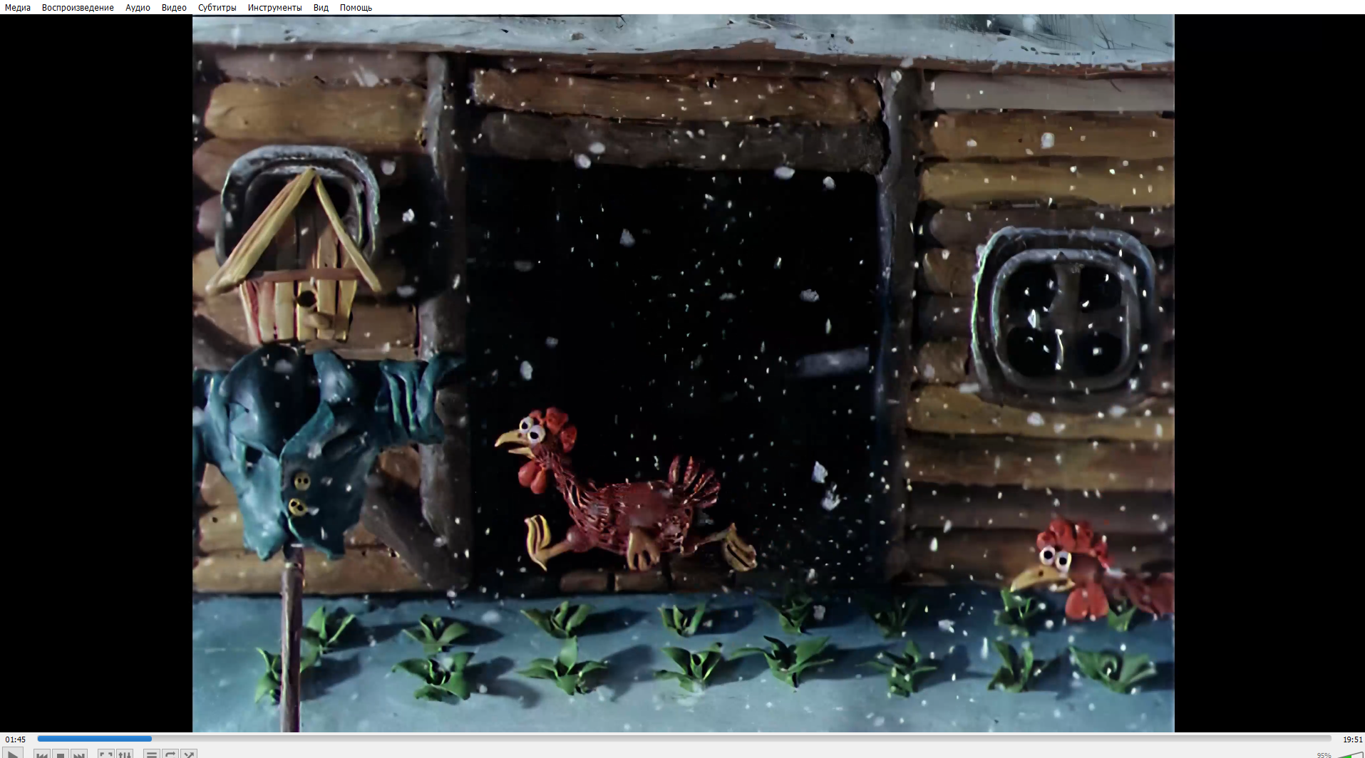 Last year's snow fell. - My, Last year's snow fell, Soviet cartoons, Restoration, Video, Longpost