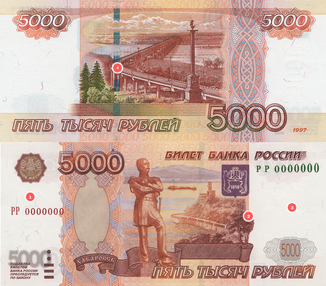 Размер 1 и 5 тысяч. 5000 Рублей. Купюра 5000 рублей. 5000 Рублей что изображено. Что изображено на купюре 5000 рублей.