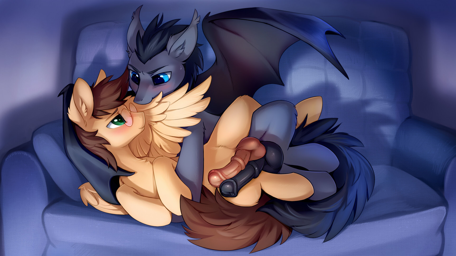 Two tired ponashki - NSFW, My little pony, Original character, PonyArt, MLP gay, MLP Explicit