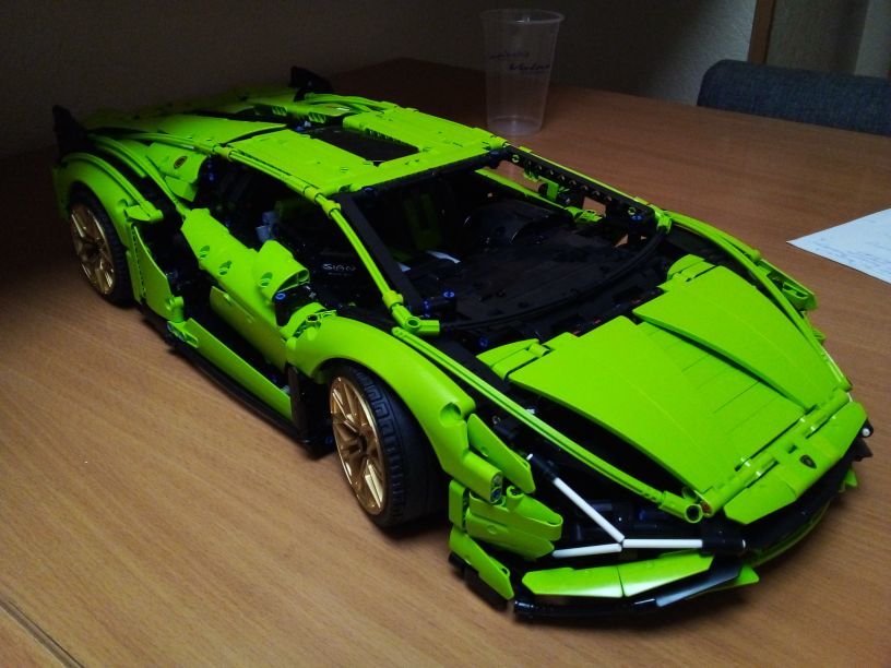 I'm just showing)) - My, Lego, Auto, Lamborghini, Bugatti, Jeep, Constructor, Longpost