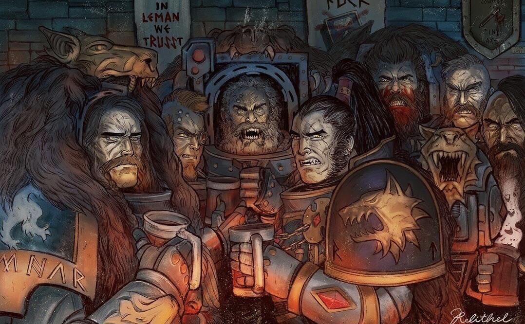 Boy next bar - Wh Art, Warhammer 40k, Wh Humor