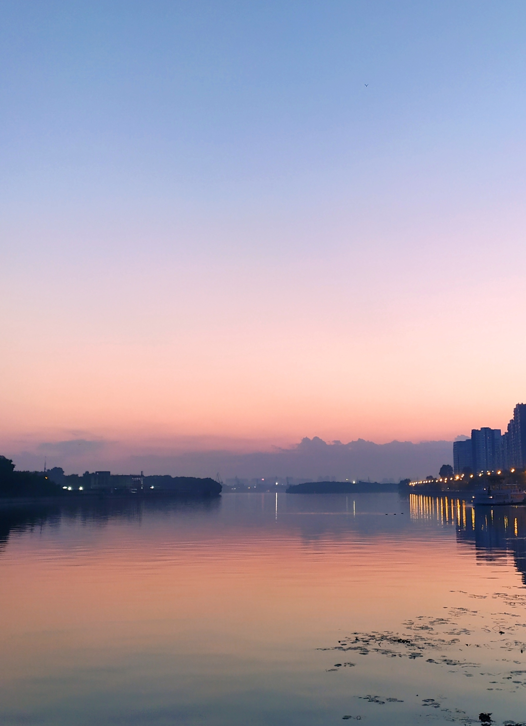 dawn - My, The photo, dawn, River, Moscow, beauty