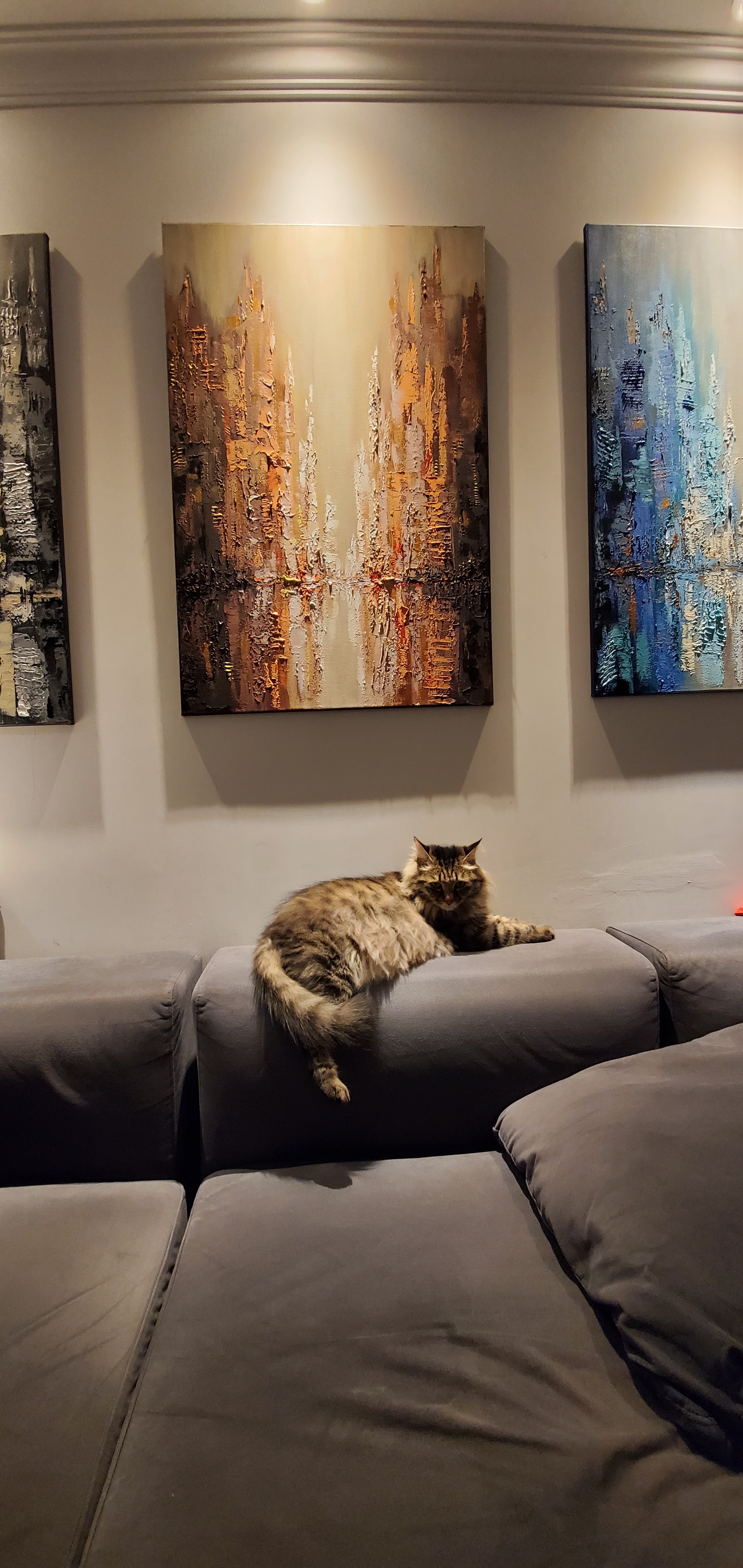 Museum Keeper - My, cat, Art, Painting, Longpost