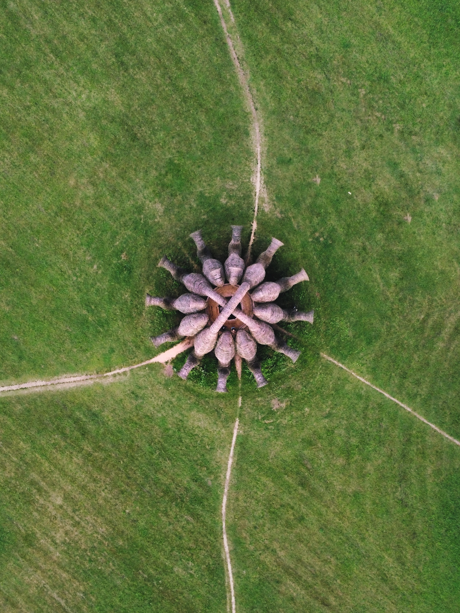 Nikola-Lenivets from a drone - My, Drone, Quadcopter, Dji, The photo, Nature, sights, Russia, Kaluga, , Nikola-Lenivets, Ugra, Photoshop, Photographer, Flight, Longpost