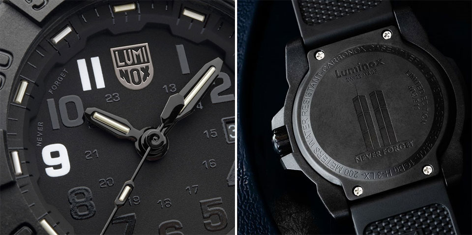 NEVER FORGET. Лимитированная коллекция Luminox, посвященная событиям 11 сентября - Часы, Наручные часы, Башни близнецы, Благотворительность, Новинки