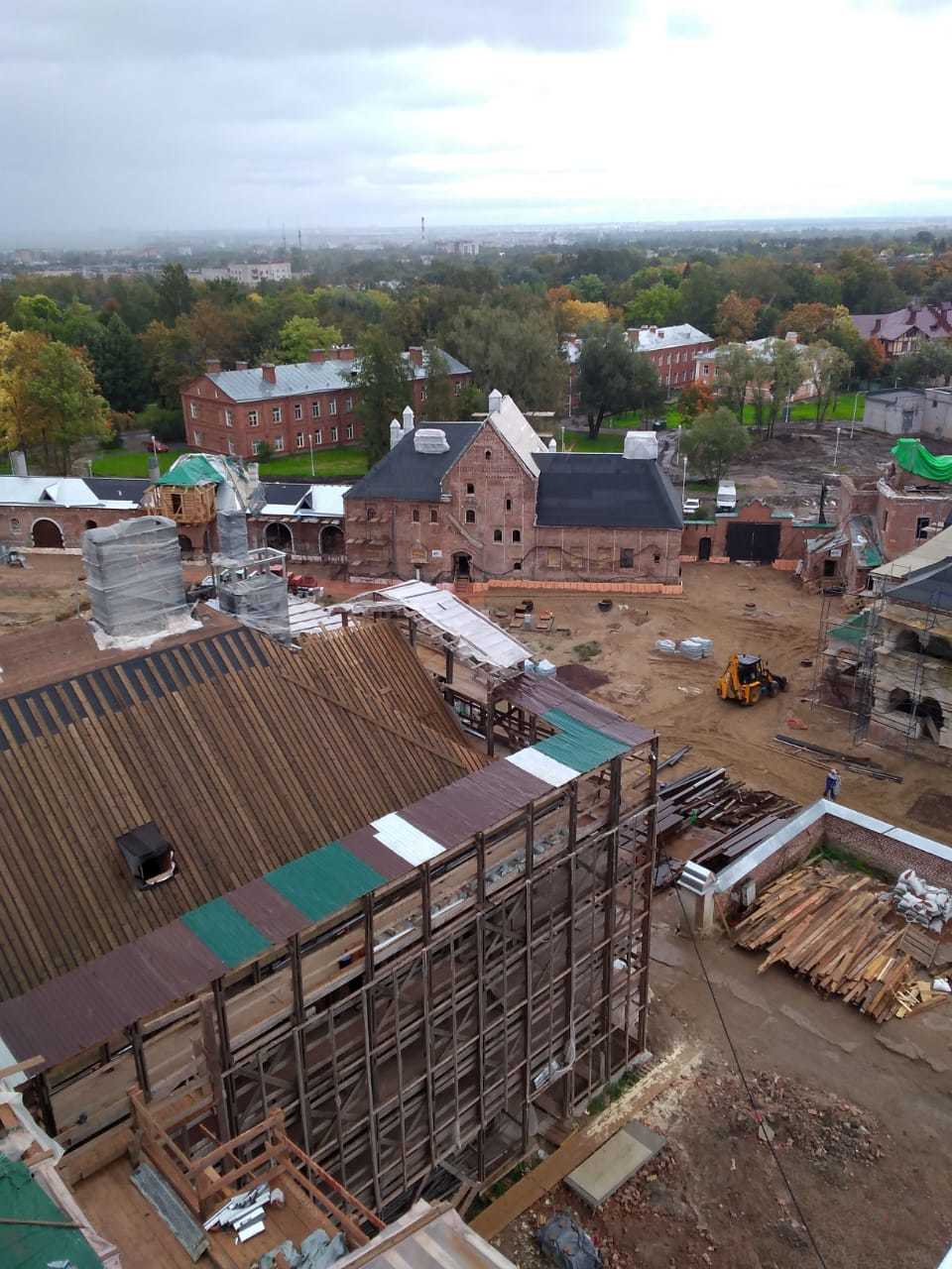 Pushkin from the height of the St. George's tower of the Fedorovsky town - My, Saint Petersburg, Within Pushkin, Longpost