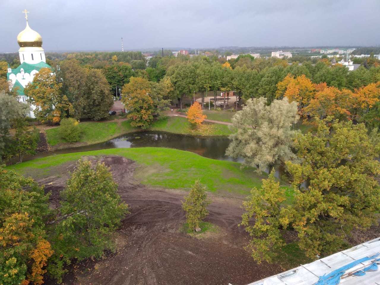 Pushkin from the height of the St. George's tower of the Fedorovsky town - My, Saint Petersburg, Within Pushkin, Longpost