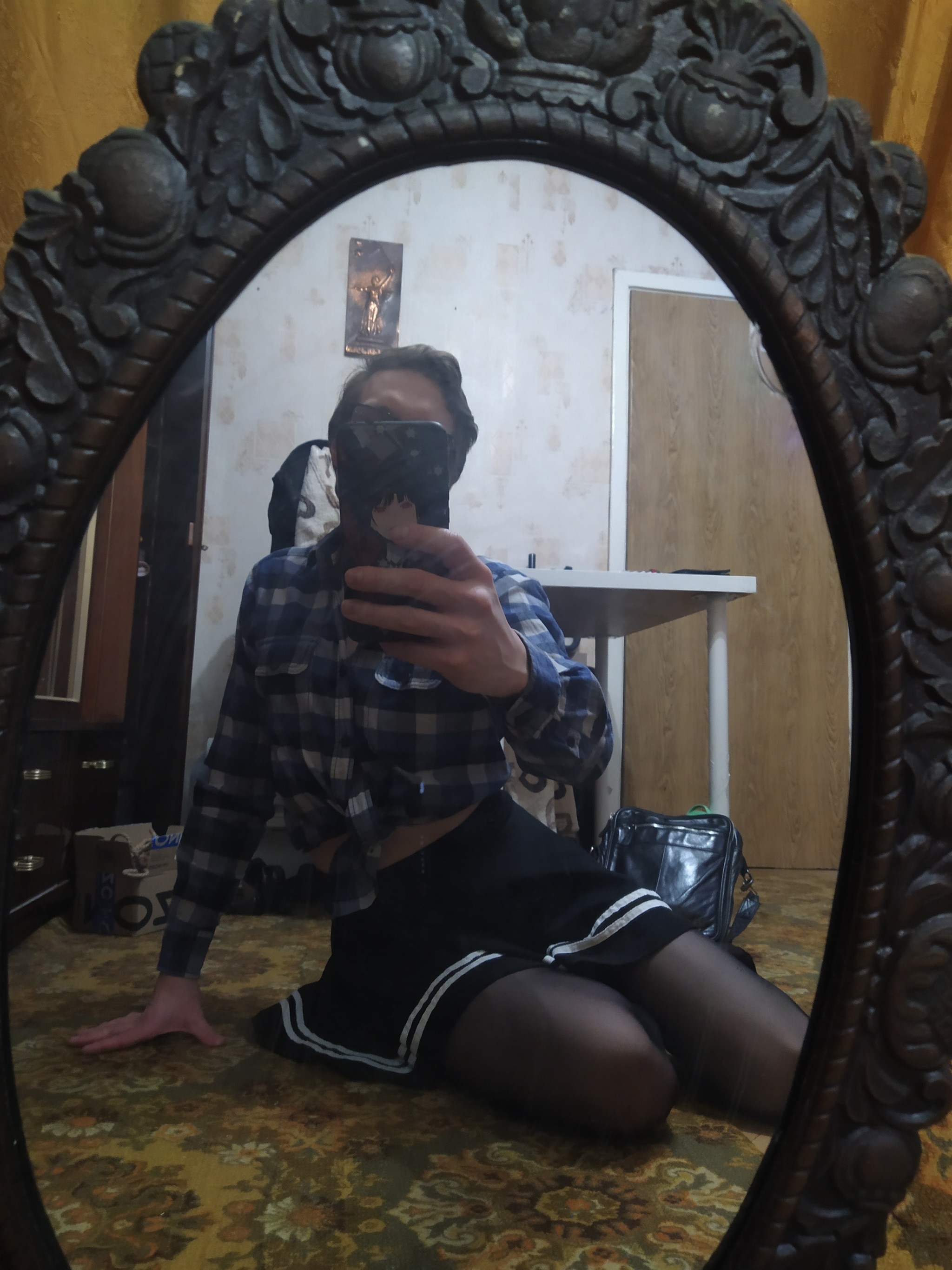 Mirror - My, Its a trap!, Trap IRL, Trap my, Femmie, Femboy, Longpost, Crossdressing