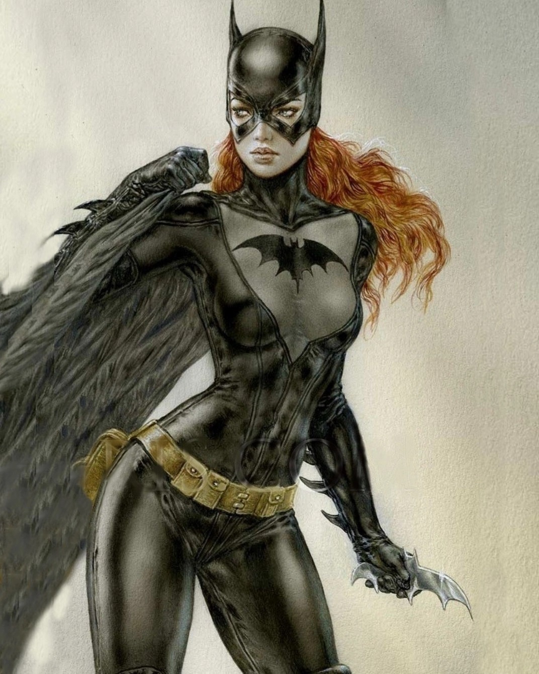 Стражница Готэм-Сити - Рисунок, DC Comics, Batgirl, Барбара Гордон, Девушки, Luis royo, Арт, Бэтмен