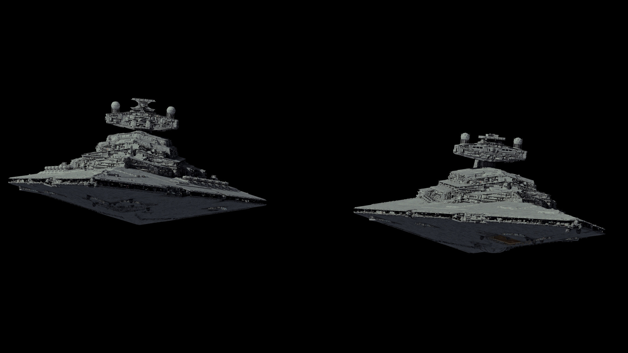 Tector Class Star Destroyer - Star Wars, 3D modeling, Ansel Hsiao, Longpost