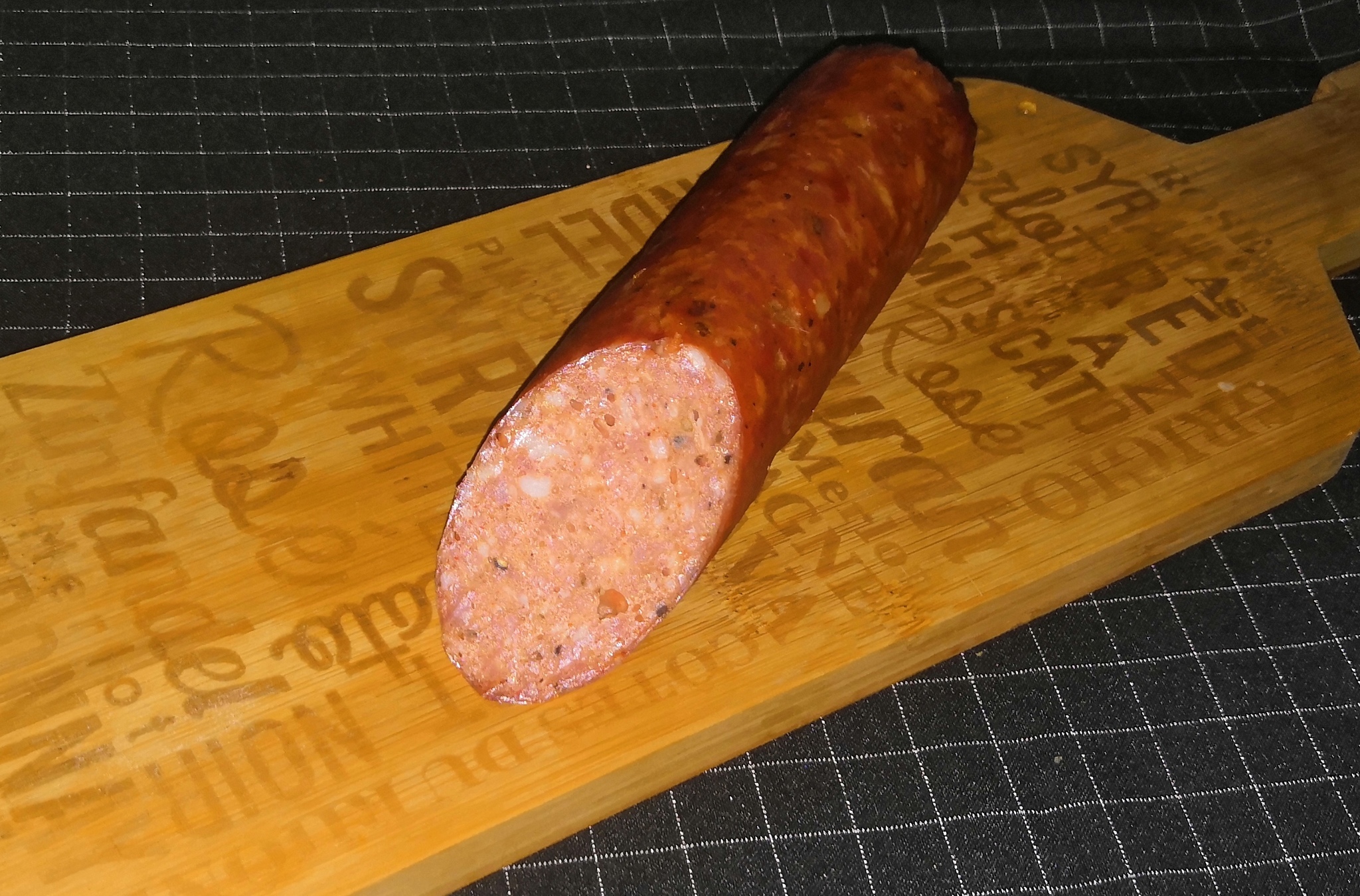 Smoked sausage, semi-dry Pepperoni - My, Homemade sausage, Smoking, Recipe, Cooking, Longpost