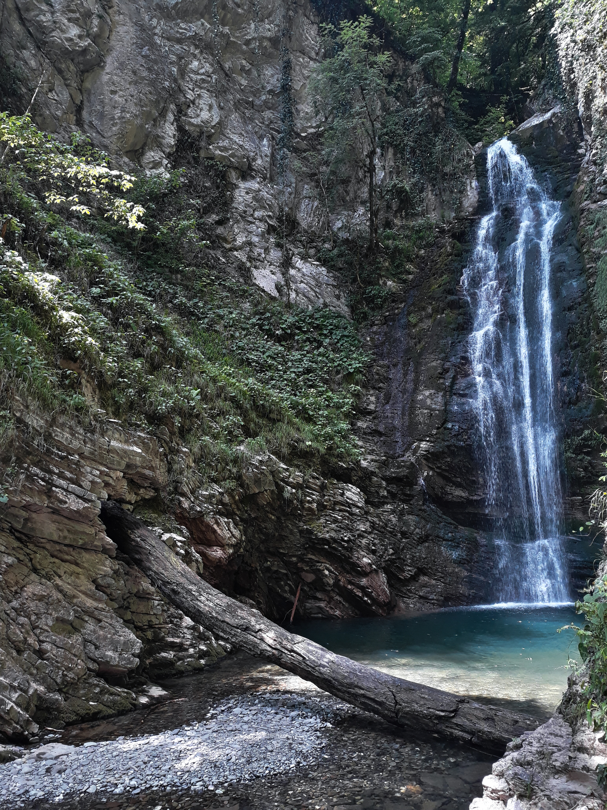 Waterfall Azhek, Sochi/ - My, Waterfall, Sochi, Nature, Hike