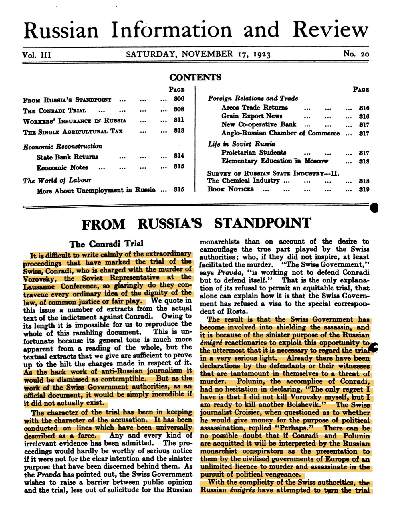 The murder of the Soviet ambassador Vorovsky. How a Swiss court convicted a murder victim. Part 2 - My, the USSR, History of the USSR, Civil War, Longpost