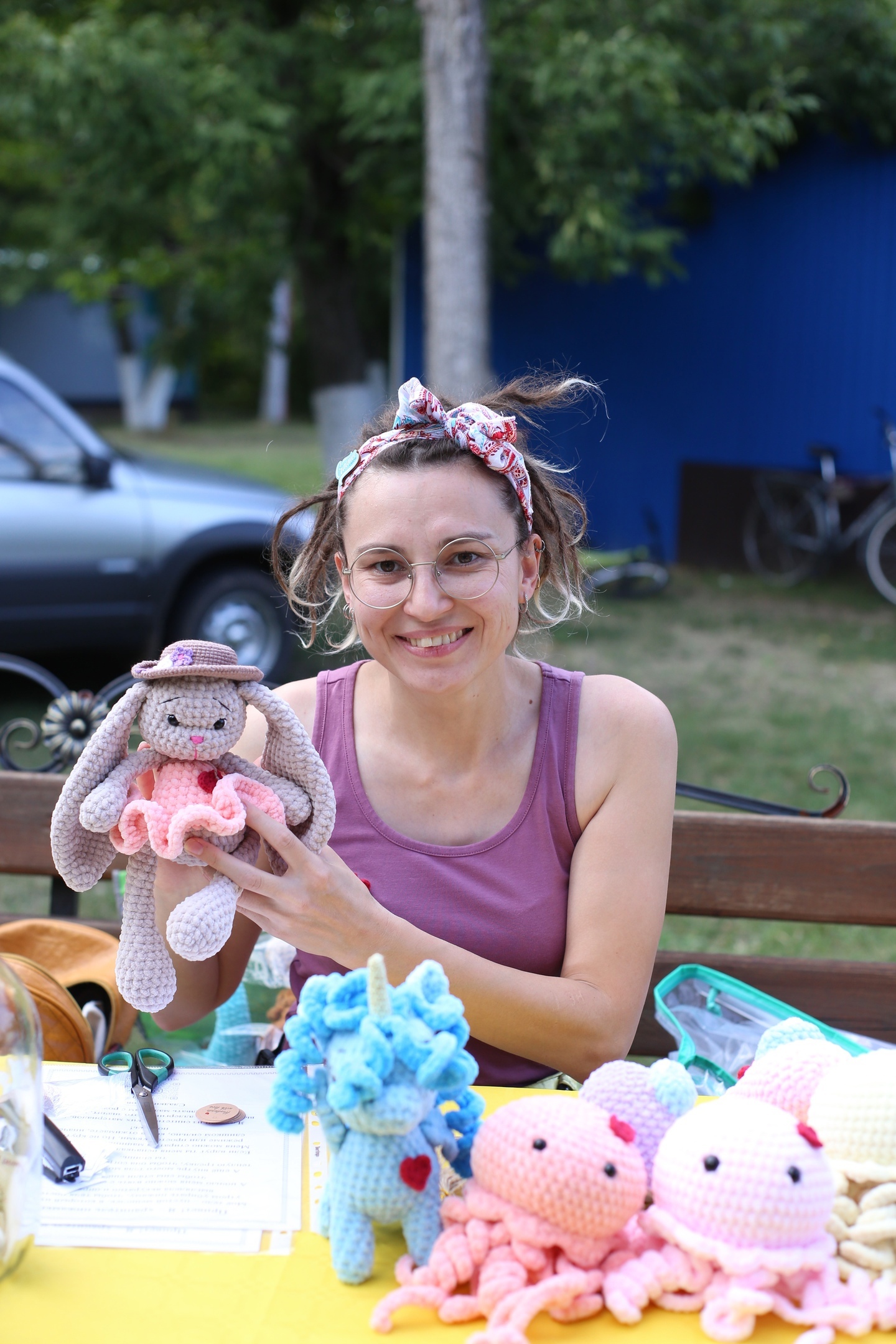 My first fair - My, Charity, Fair, Crochet, Knitted toys, Longpost