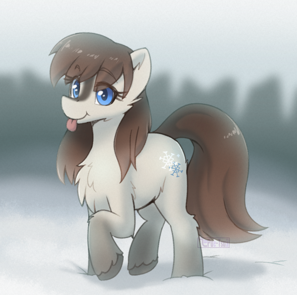 Frosty - My little pony, Original character, Snow pony