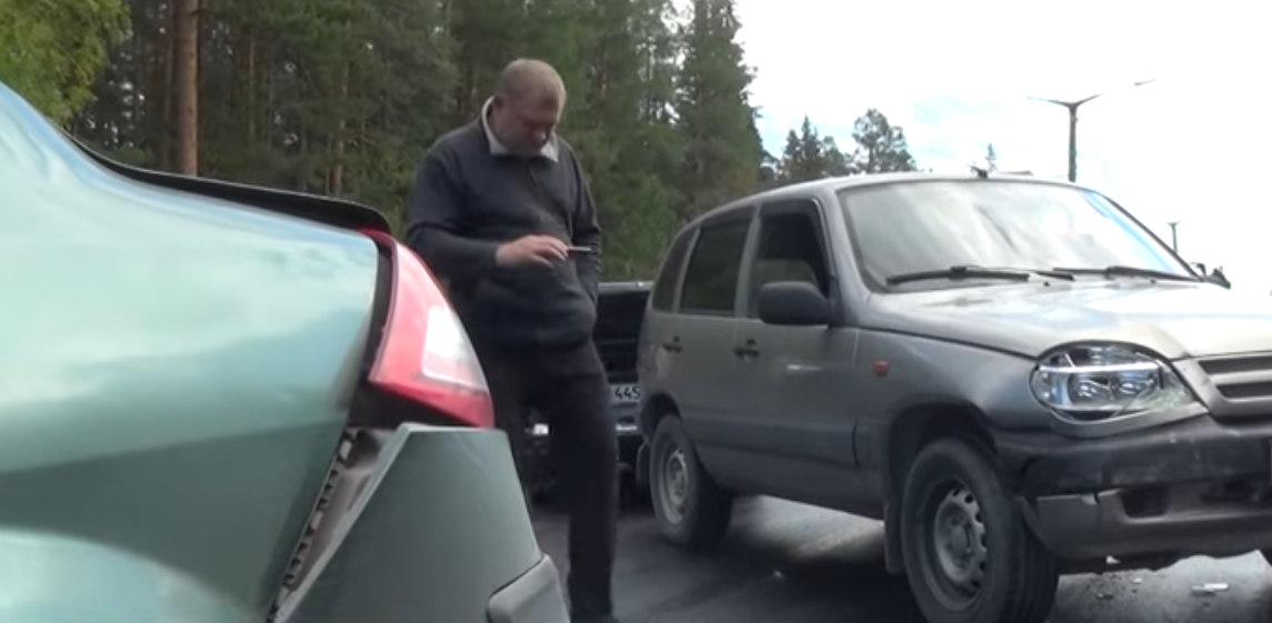 Epic accident 19 cars - Road accident, Crash, Chelyabinsk, Slovenliness, Police, Auto, Repair, Video, Longpost