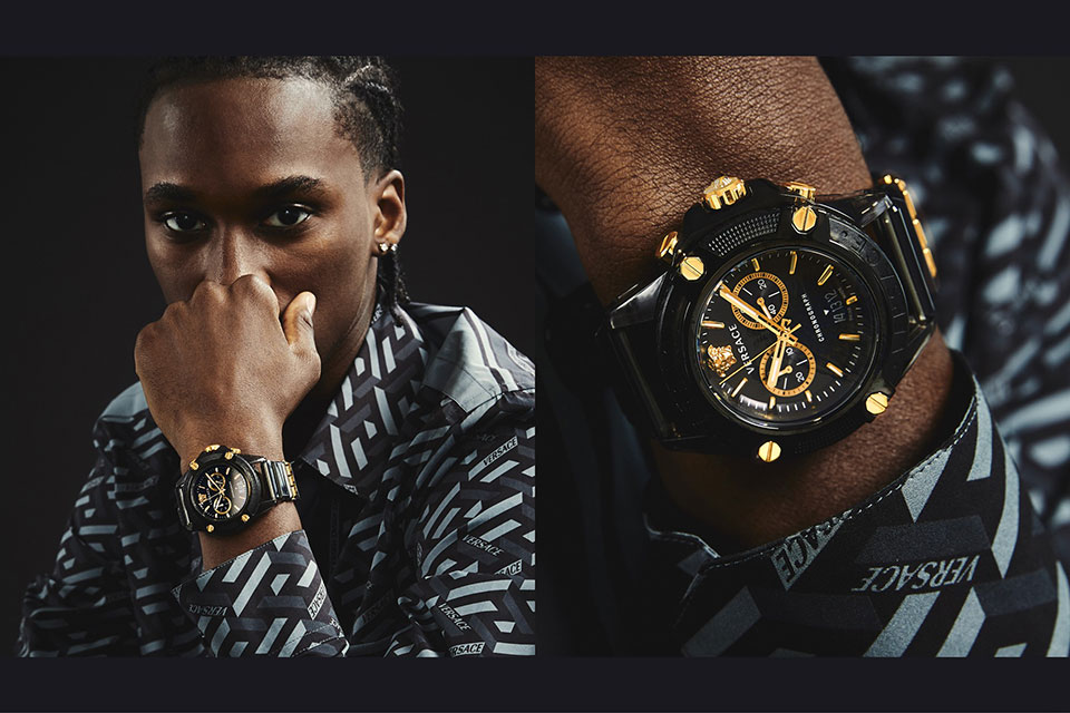 Combination of sporty style and avant-garde. - Clock, Wrist Watch, Fashion, Style, New items, Donatella Versace