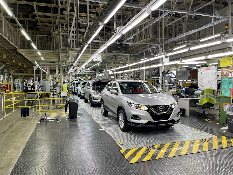 Завод Ниссан — как за 40 часов собирают японца под Ленинградом! - Моё, Nissan, Завод, Предприятие, Nissan Qashqai, Сборка, Длиннопост