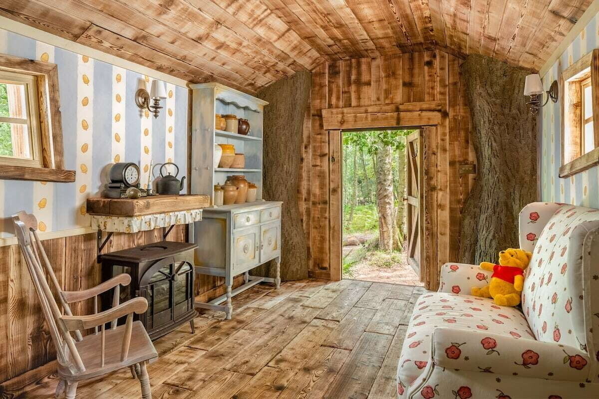 Disney built Winnie the Pooh's house in the English forest - House, Interior, Cartoons, Winnie the Pooh, Walt Disney, Video, Longpost, Walt disney company