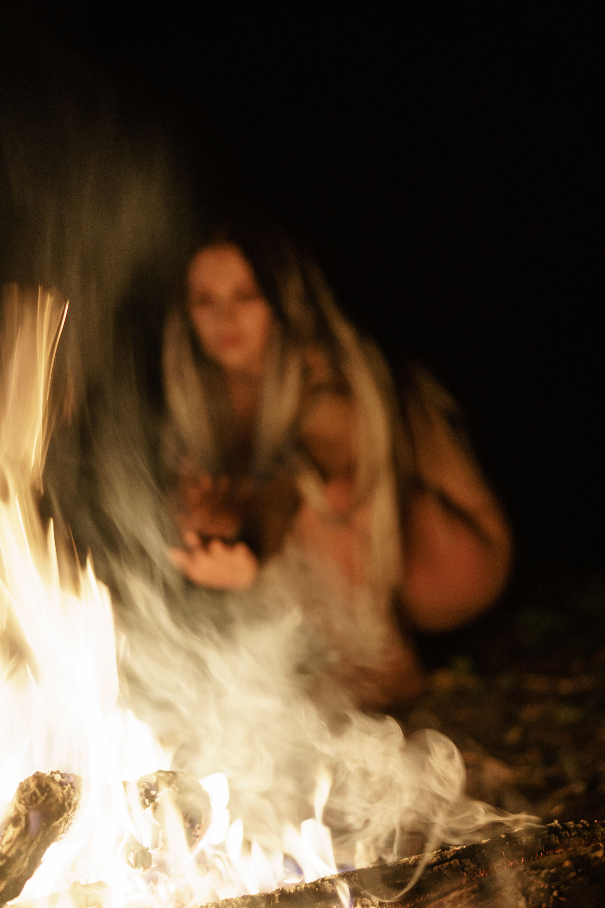 Campfire - NSFW, My, Nudity, PHOTOSESSION, Longpost, Professional shooting